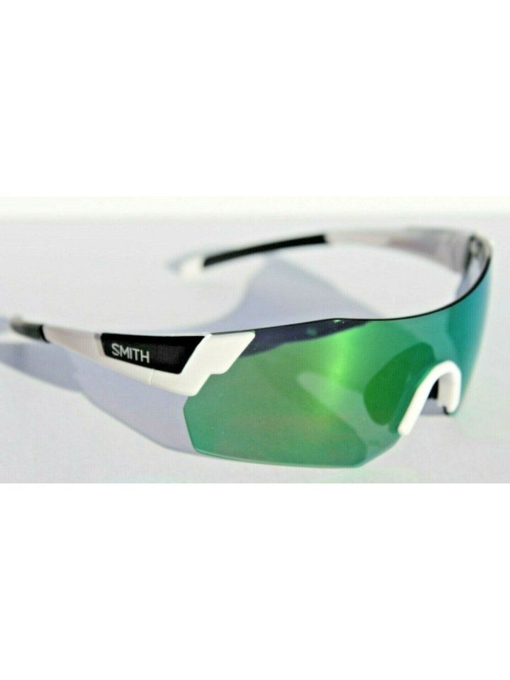 SMITH OPTICS Pivlock Arena Max/N Sunglasses White/Green ChromaPop Interchange
